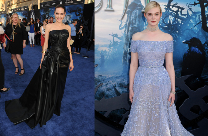 maleficent - Angelina Jolie, Brad Pitt si Elle Fanning @ Premiera 'Maleficent', Hollywood