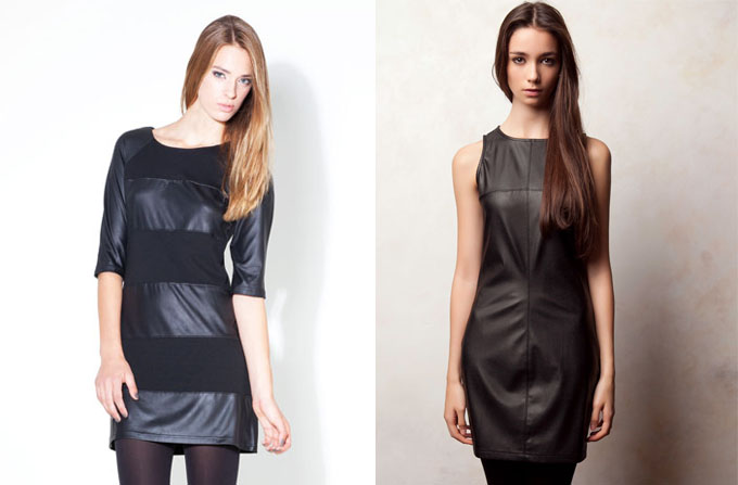 rochia - Rochia de piele - perfecta pentru party si nu numai