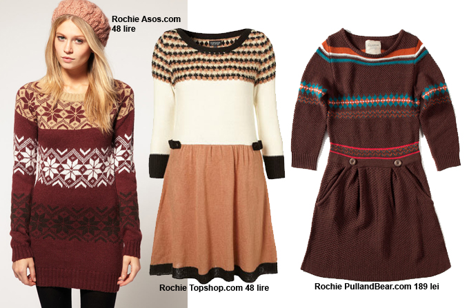 rochiicalduroasedeiarna - Rochii tricotate pentru tinute calduroase de iarna