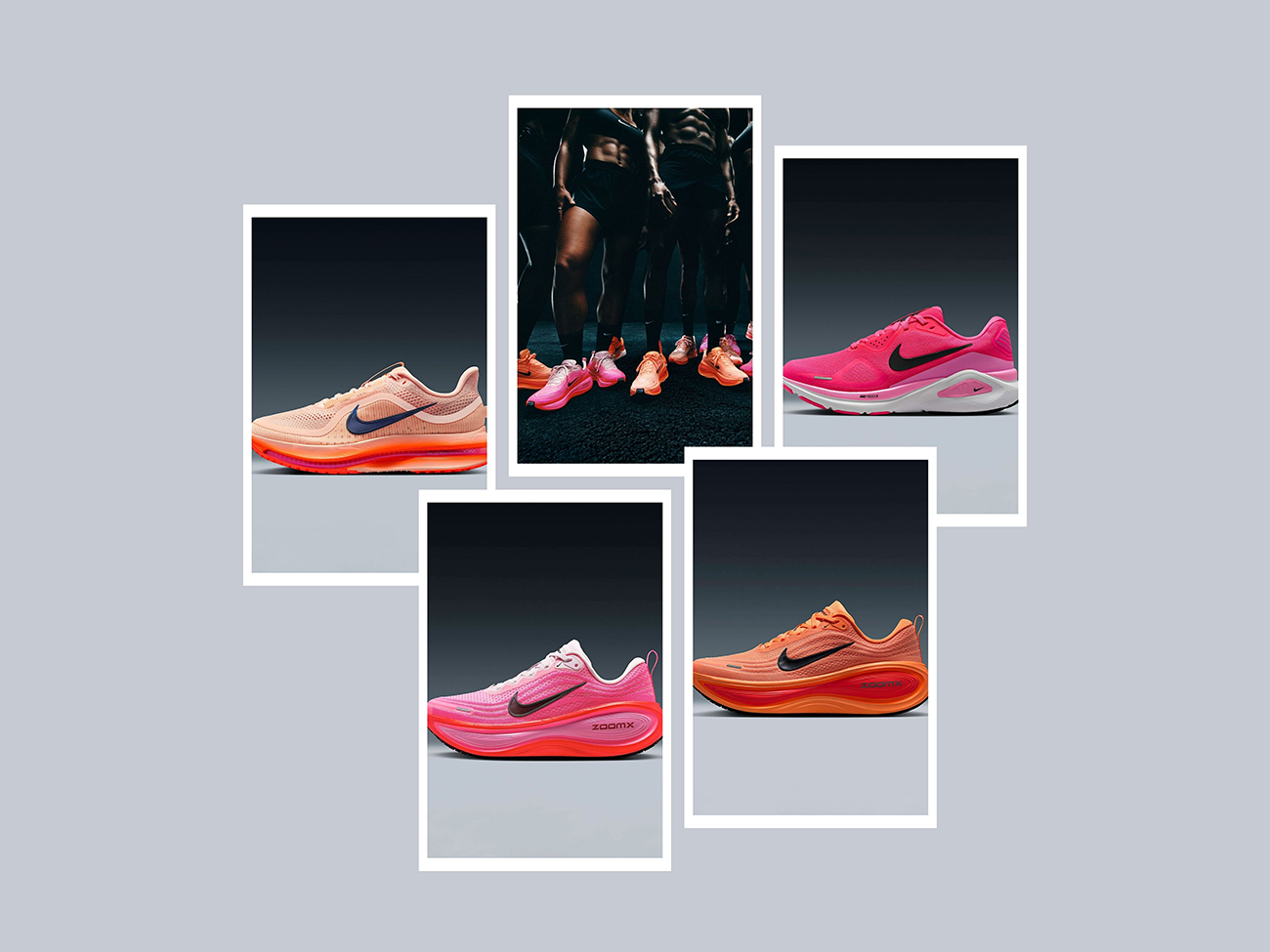 Nike running forward