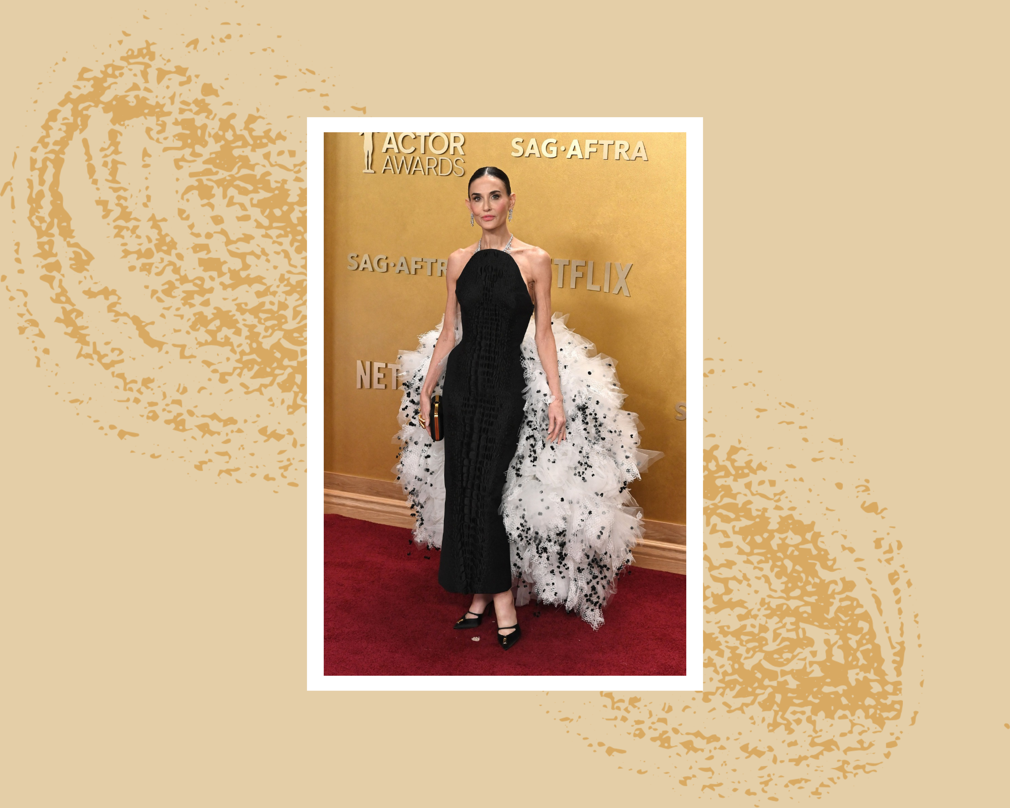 Brown Minimalist Neutral Simplicity Moodboard Photo Collage 20260302 143206 0000 - Rochia neagra, in interpretari care se distanteaza de stilul clasic