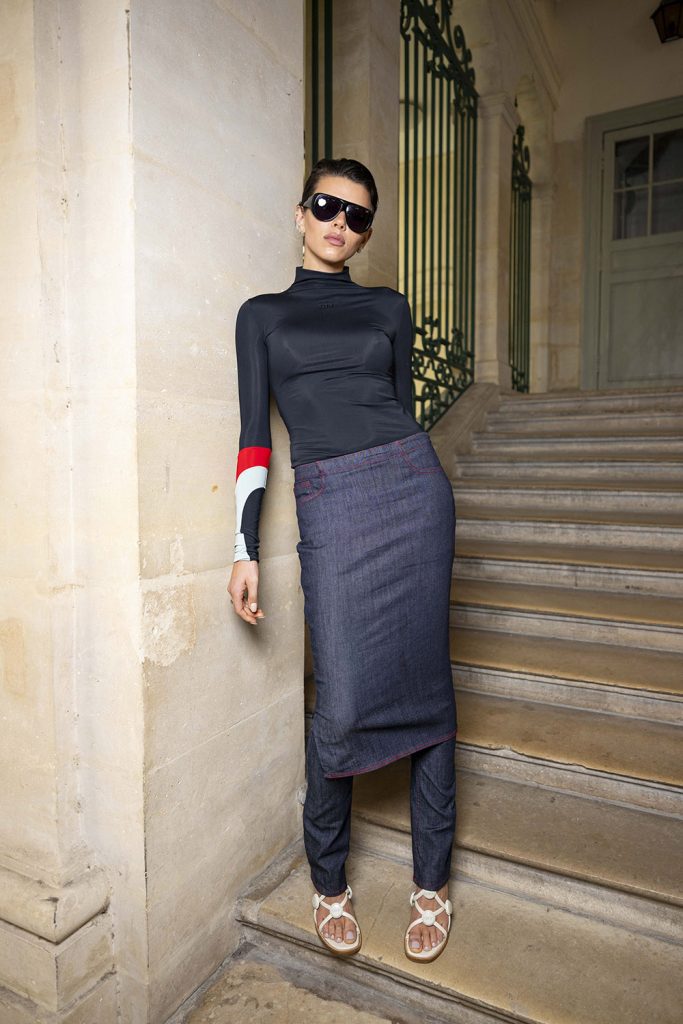 Gia Fowler, prezenta ls show-ul Off-White