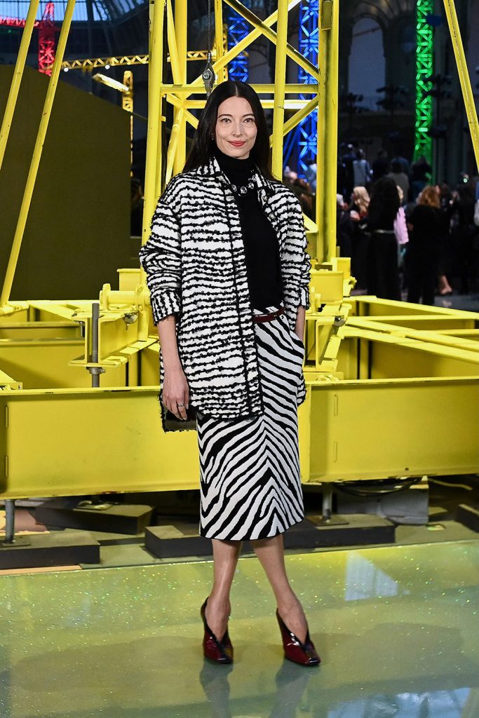 Hannah O'Neil prezenta la show-ul Chanel toamna iarna 2026