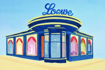 Ilustratie Loewe 180 de ani artista Joanna Blemont - Nostalgia din fiecare ilustratie