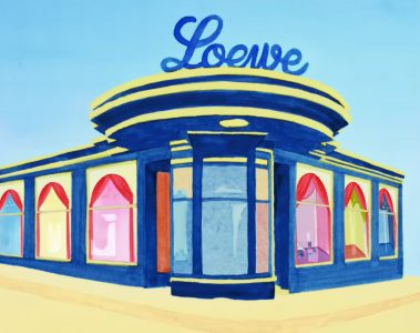 Ilustratie Loewe 180 de ani artista Joanna Blemont - Nostalgia din fiecare ilustratie