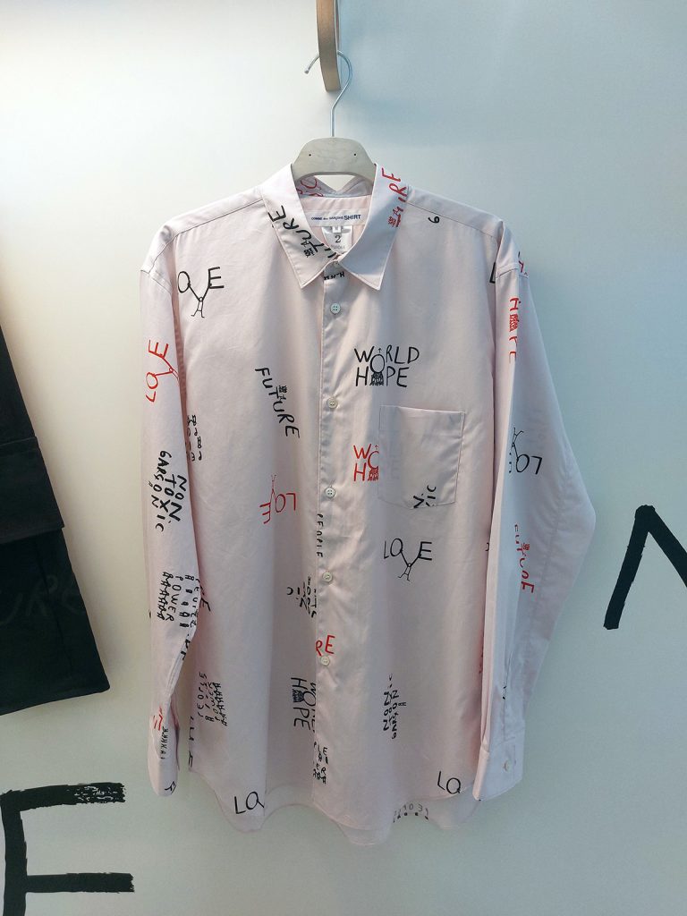 expozitia dan perjovschi si comme des garcons de la entrance store bucharest design festival 14 - Dan Perjovschi x Comme des Garcons. A Story About A Collaboration.