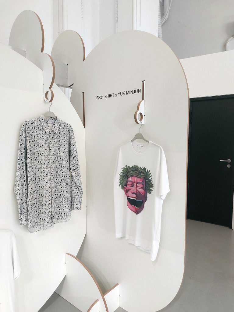 expozitia dan perjovschi si comme des garcons de la entrance store bucharest design festival 21 - Dan Perjovschi x Comme des Garcons. A Story About A Collaboration.