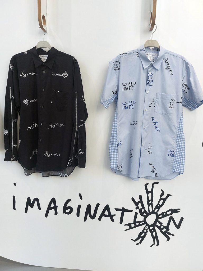 expozitia dan perjovschi si comme des garcons de la entrance store bucharest design festival 8 - Dan Perjovschi x Comme des Garcons. A Story About A Collaboration.