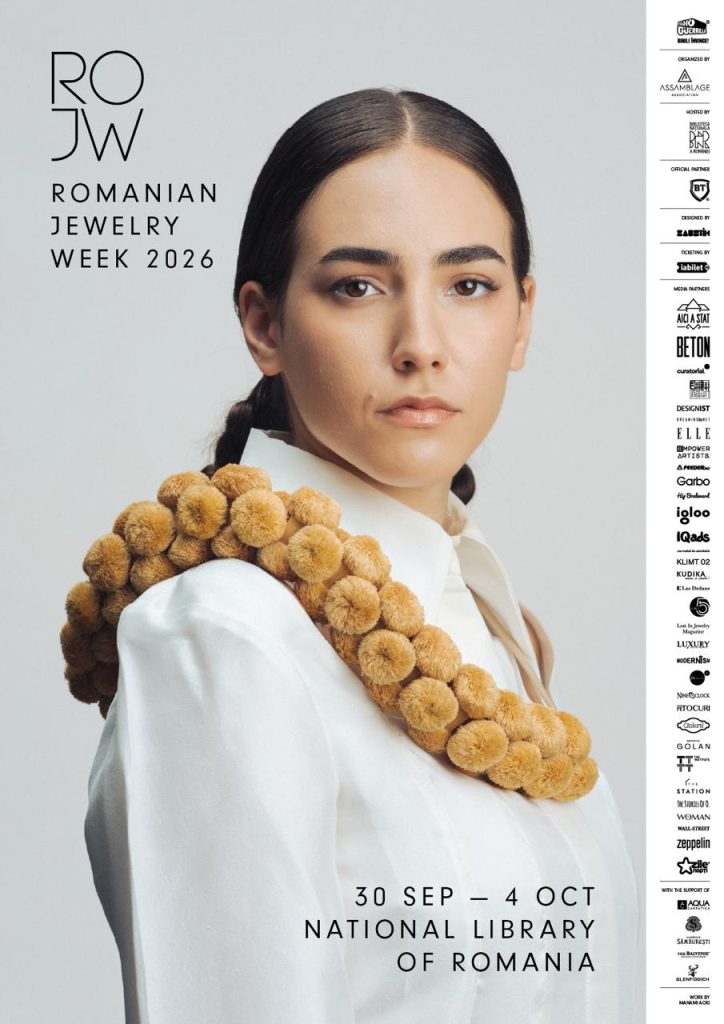 AFIS ROJW 2026 Parteneri - Harta si programul Romanian Jewelry Week VII. 30 septembrie - 4 octombrie 2026.