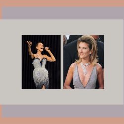 Celine Dion rochie Chanel reinterpretata la 30 de ani distanta