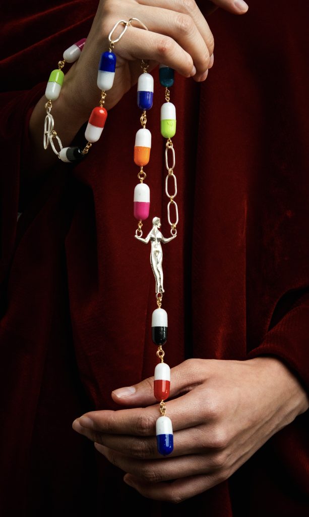 EstelaWilliams Necklace Rosary 2025 sterlingsilver brass acrylic resin 2x20cm - Romanian Jewelry Week VII. Lista castigatorilor si atmosfera editiei 2026.